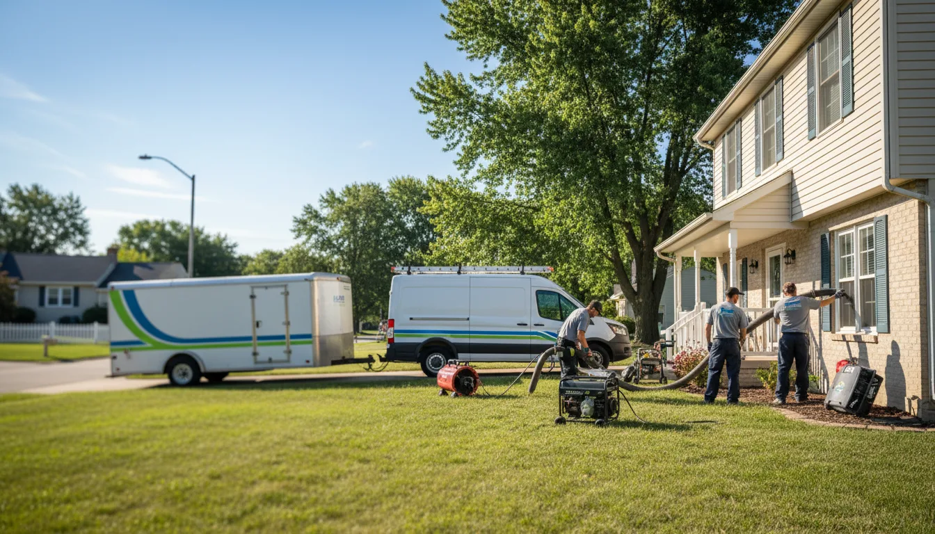 Flooded Basement Restoration And Cleanup With Repair in Madison, OH near me